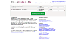 Desktop Screenshot of boliglisten.dk